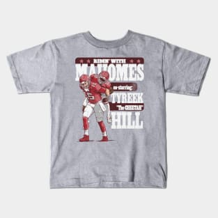 Patrick Mahomes II Kansas City Ridin' With Mahomes Kids T-Shirt